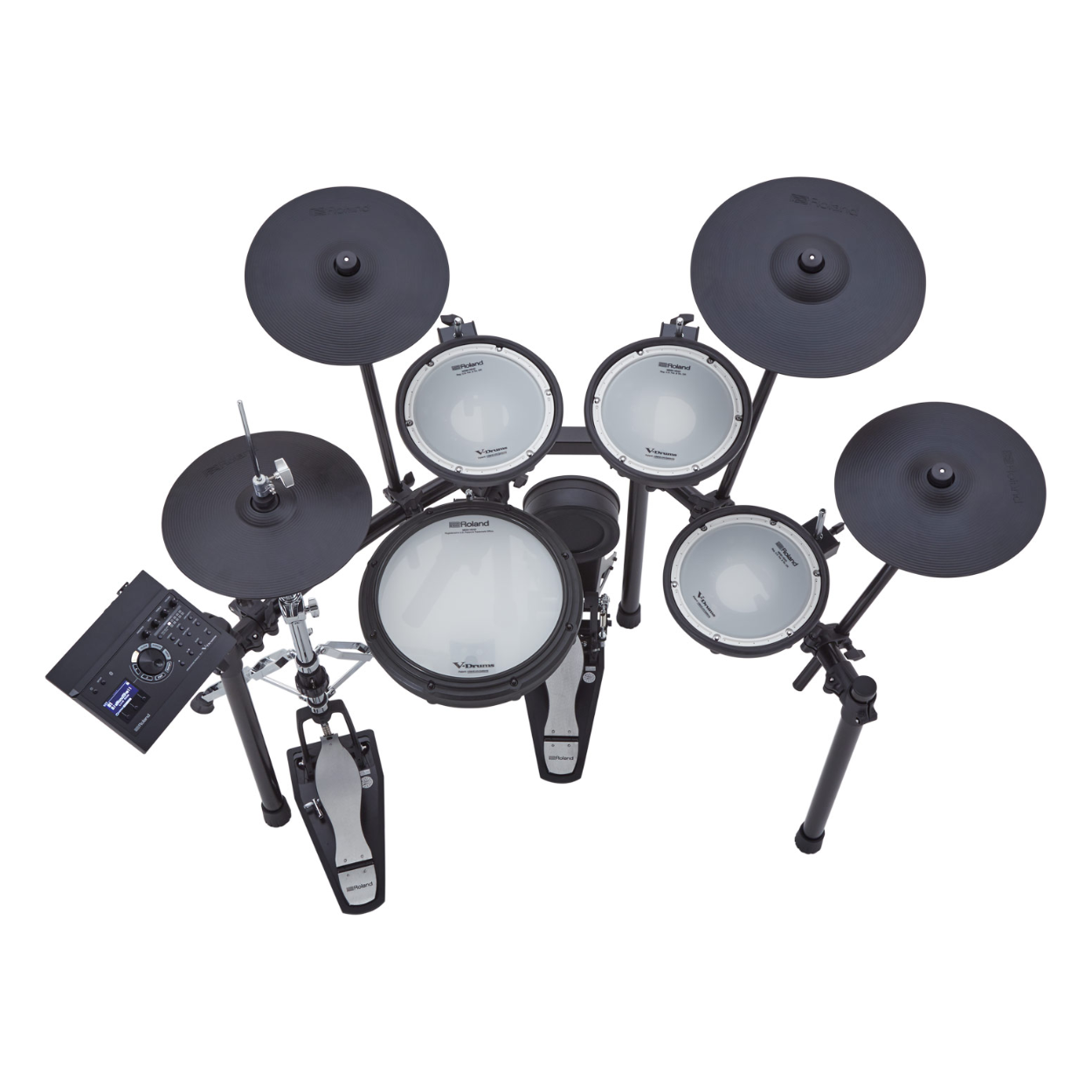 Roland TD-17KVX Gen 2 V-Drums Digital Drum Electronic Drum with RH-5 Headphone, Kick Pedal, Drum Throne and Drumsticks