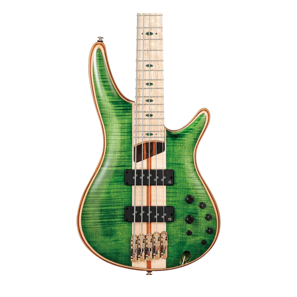 Ibanez Premium Sr5fmdx 5-string Bass Guitar, Emerald Green Low Gloss |  IBANEZ |  BASS GUITAR |  Zoso Music