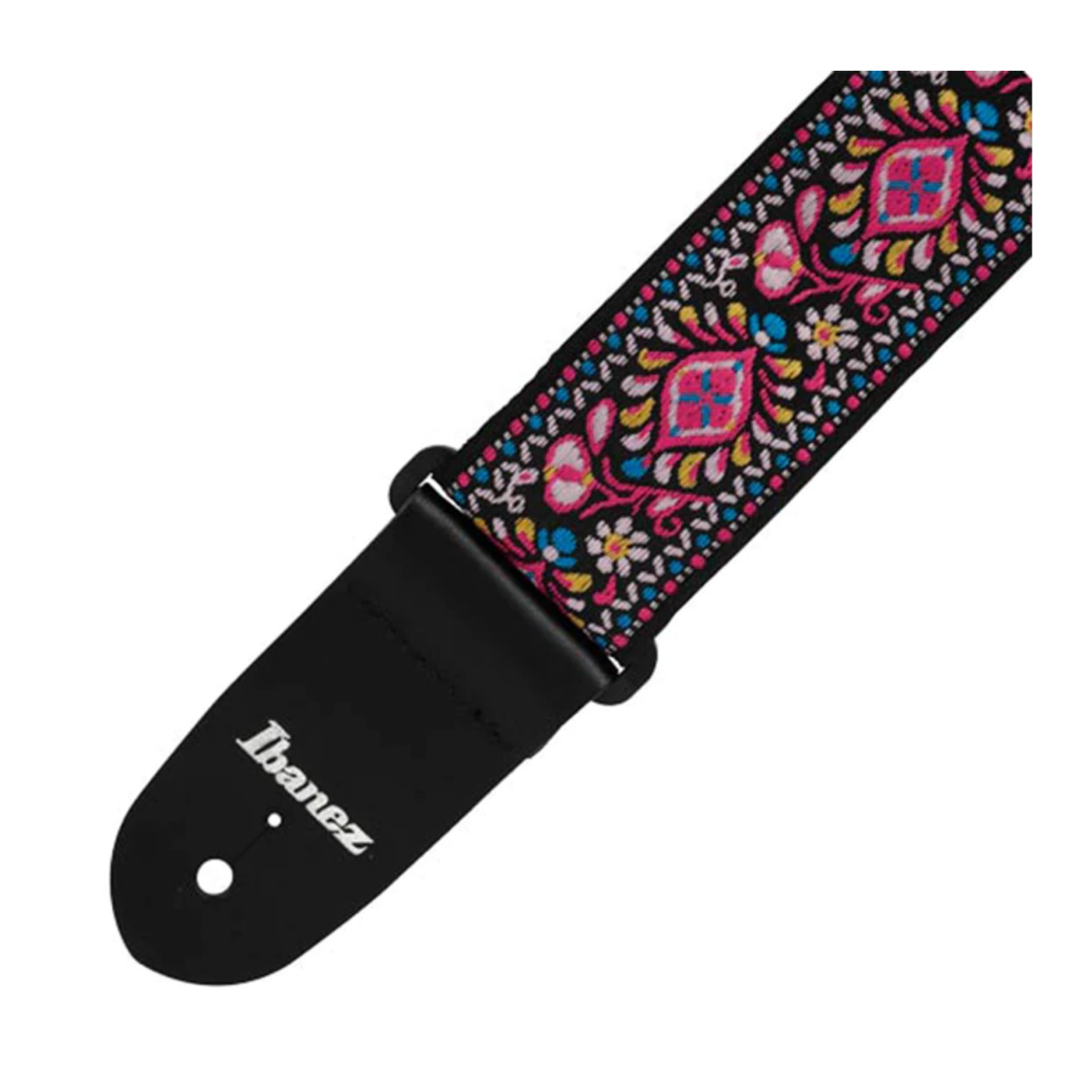 Ibanez Gsv50-p2 Vintage Style Strap, Pink |  IBANEZ |  STRAP |  Zoso Music