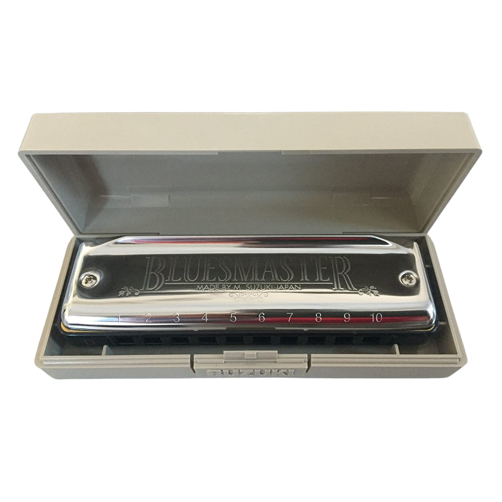 SUZUKI HARMONICA BLUESMATER PRO-10 HOLE G KEY MR250-G, SUZUKI, WIND INSTRUMENT, suzuki-wind-instrument-mr250-g, ZOSO MUSIC SDN BHD
