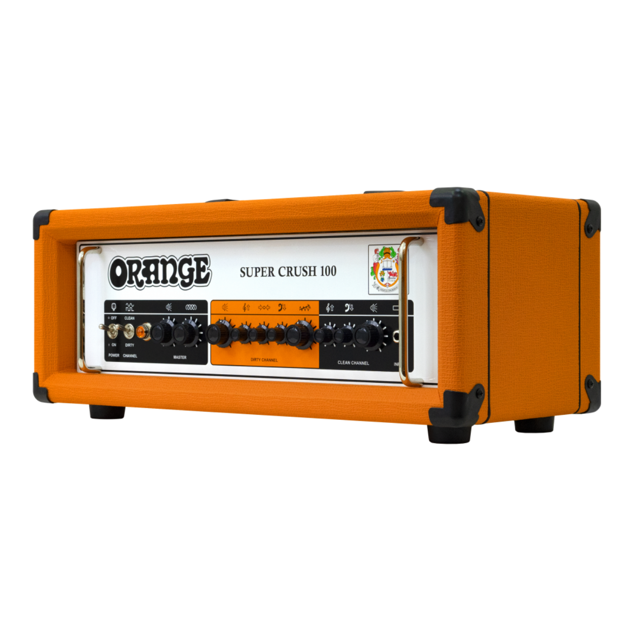 Orange Super Crush 100h  Electric Guitar Amp Head 100watts Solid State Head |  ORANGE |  Musical Instrument Amplifiers |  Zoso Music