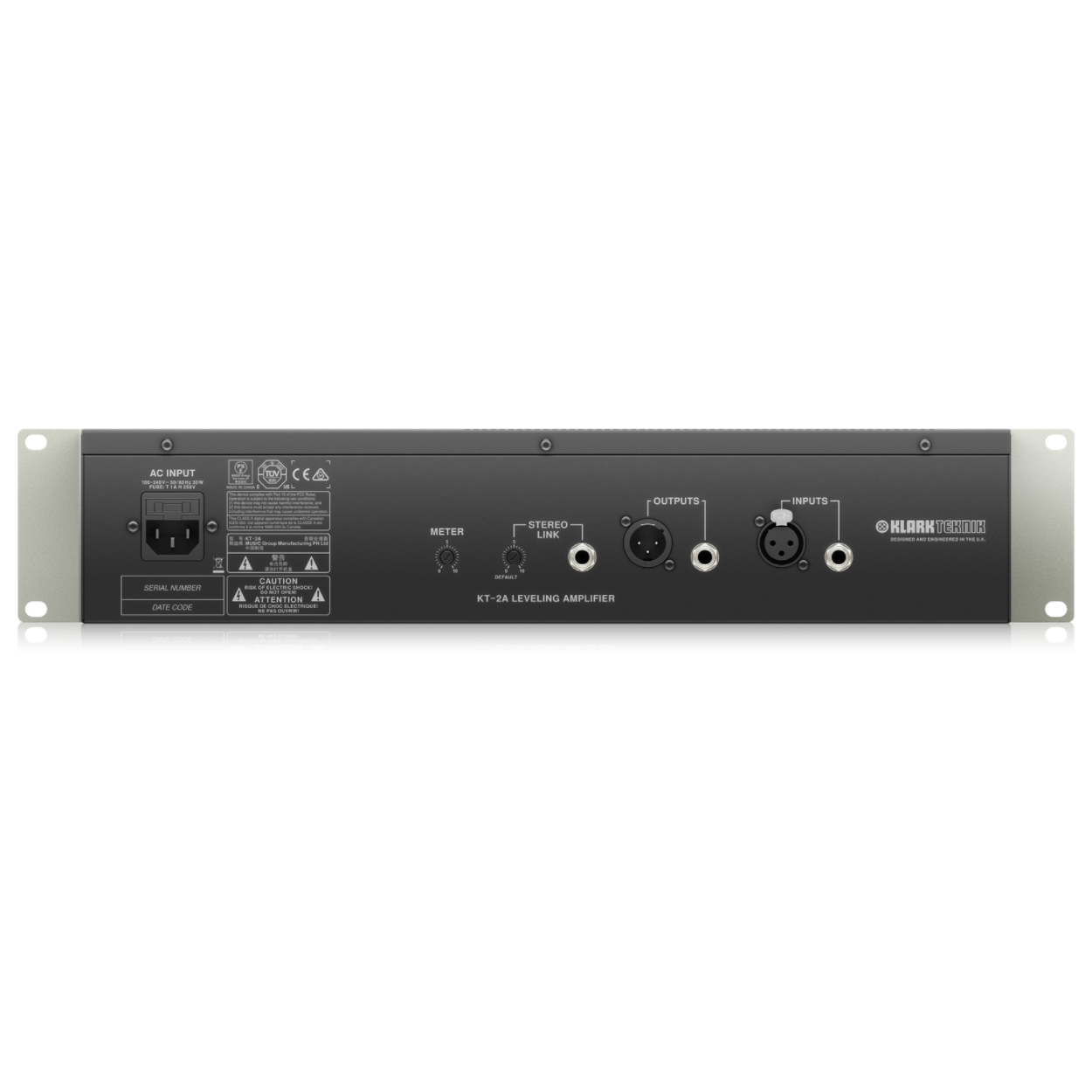 KLARK TEKNIK 2A-KT OPTICAL TUBE LEVELING AMPLIFIER |  KLARK TEKNIK |  AUDIO PROCESSOR |  Zoso Music