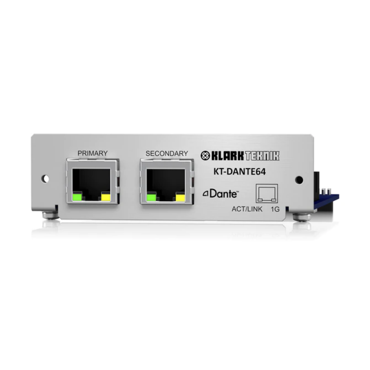 KLARK TEKNIK KT-DANTE64 AUDINATE DANTE NETWORK MODULE |  KLARK TEKNIK |  AUDIO PROCESSOR |  Zoso Music