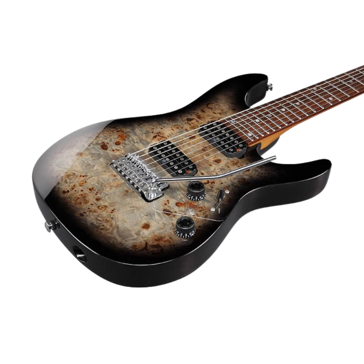 Ibanez Premium Az427p1pb Electric Guitar, Charcoal Black Burst