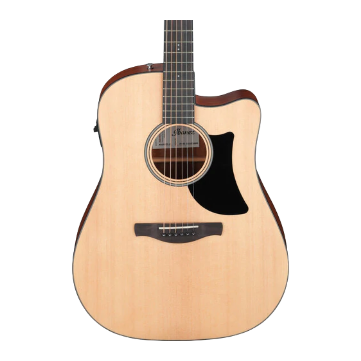 Ibanez AAD50CE-LG Advanced Acoustic Series Acoustic Electric Guitar, Natural Low Gloss