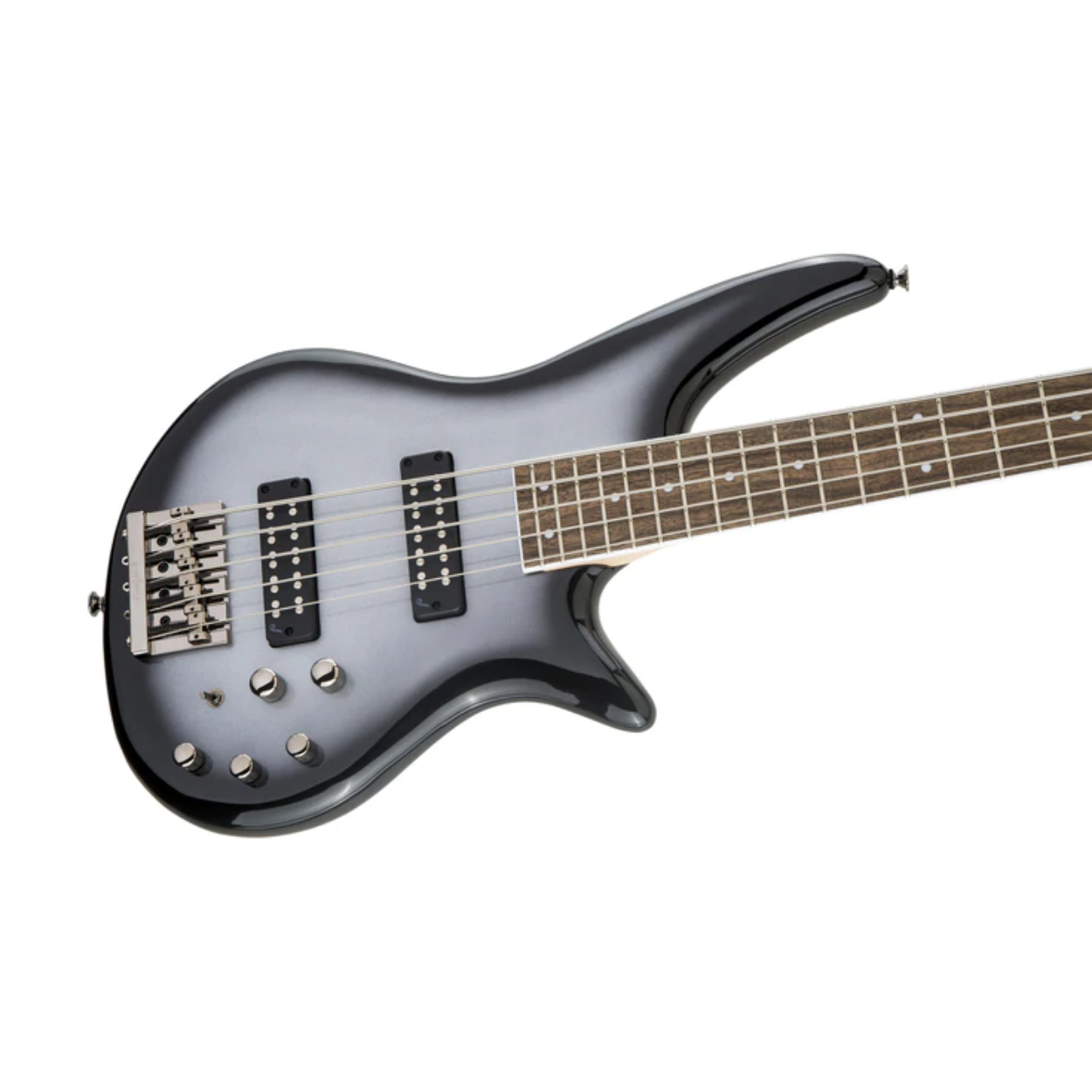 Jackson JS Series Spectra JS3 5-String Bass Guitar, Laurel FB, Silverburst |  JACKSON |  BASS GUITAR |  Zoso Music