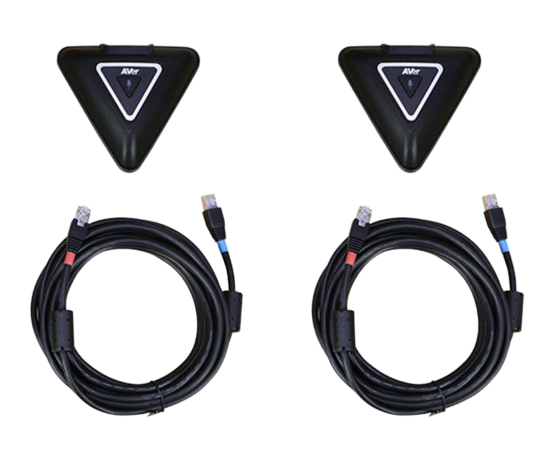 AVER ACC EXPANSION MICROPHONE PAIR - WITH 5M CABLE - 1 pair (AVI-60U0100000AC) |  AVER |  MICROPHONE-CONFERENCE |  Zoso Music