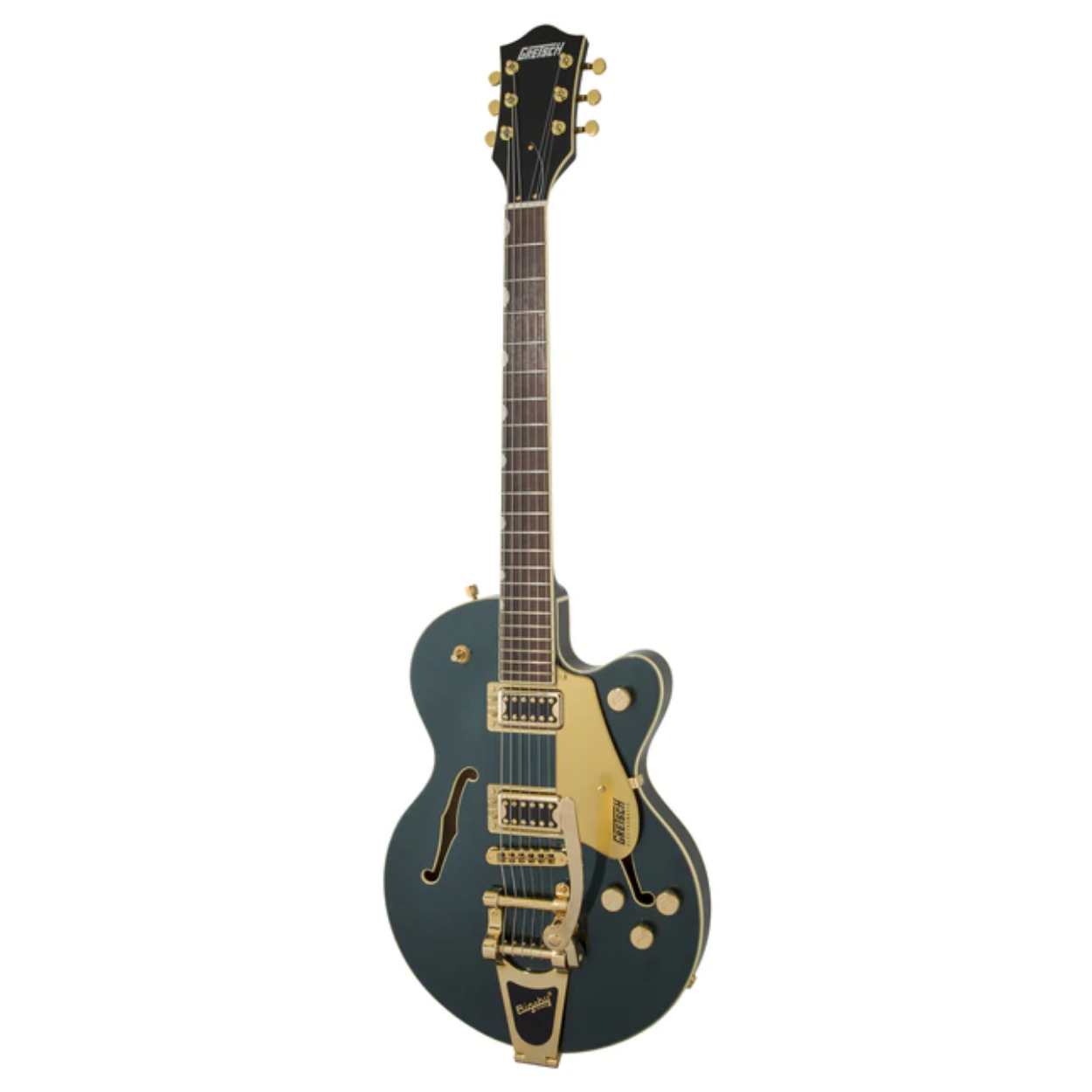 Gretsch G5655TG Electromatic Centre Block Jr Single-Cut Guitar with Bigsby, Cadillac Green |  GRETSCH |  ELECTRIC GUITAR |  Zoso Music