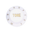 MINGS ELECTRIC GUITAR STRATOCASTER TONE KNOB WHITE WITH GOLEN LETTER, MINGS, GUITAR & BASS ACCESSORIES, mings-guitar-accessories-min-pn-s1t, ZOSO MUSIC SDN BHD