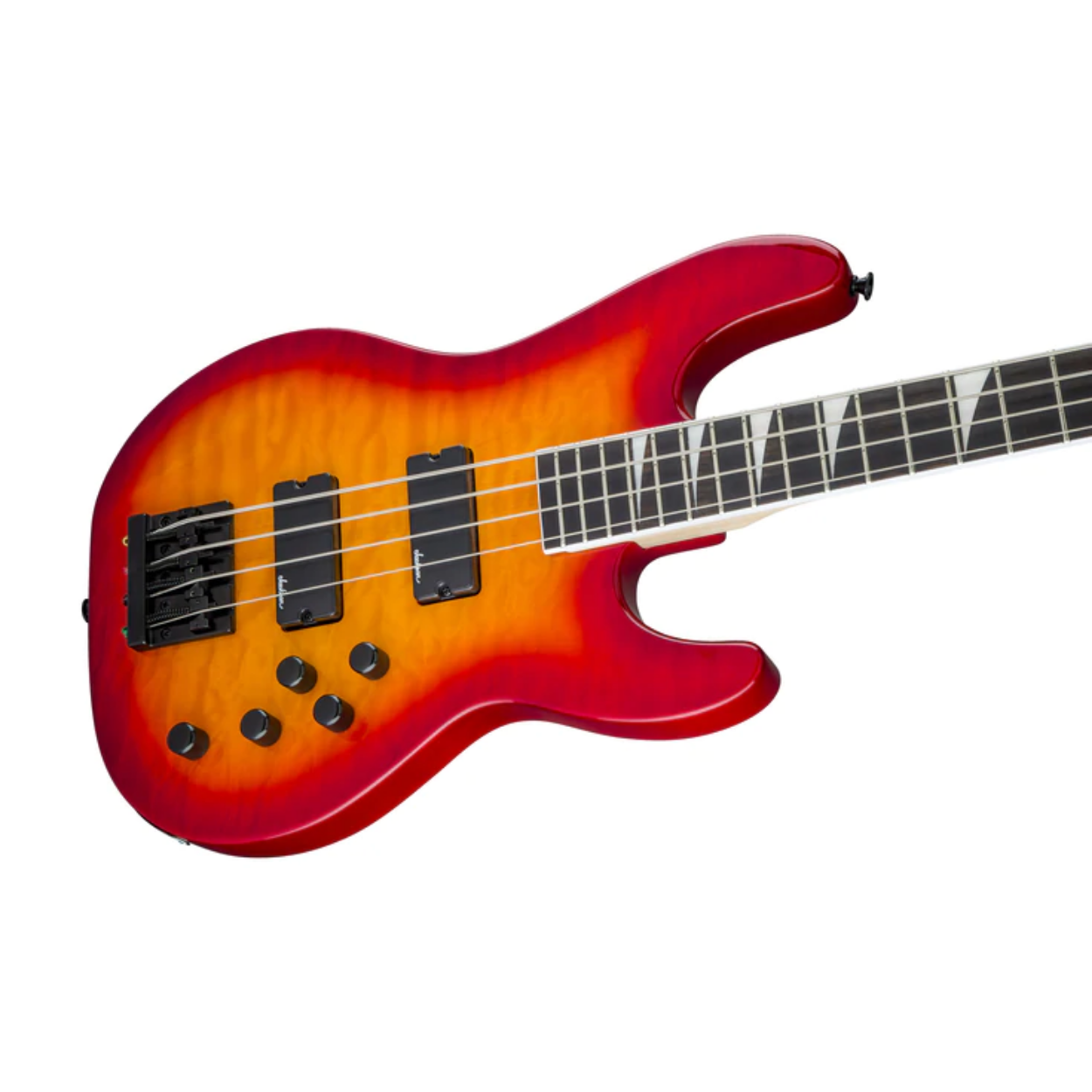 Jackson JS Series Concert Bass JS3Q Guitar, Amaranth FB, Cherry Burst |  JACKSON |  BASS GUITAR |  Zoso Music