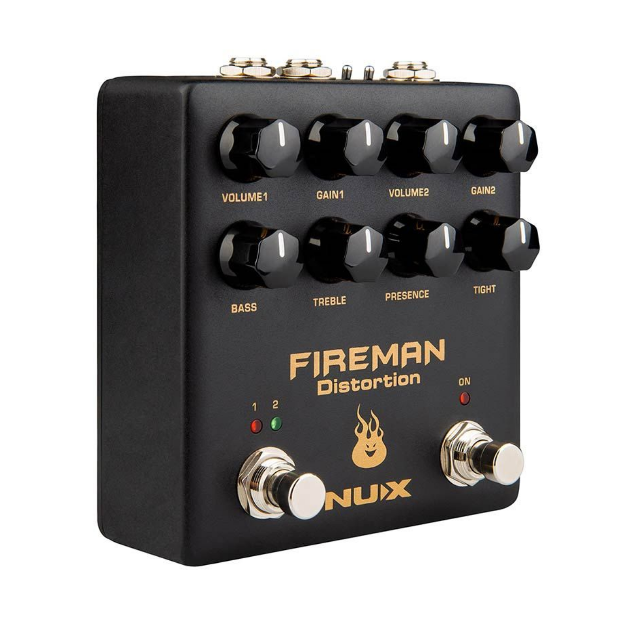 Nux NDS-5 Fireman Dual Channel Distortion Electric Guitar Effects Pedal |  NUX |  EFFECTS |  Zoso Music
