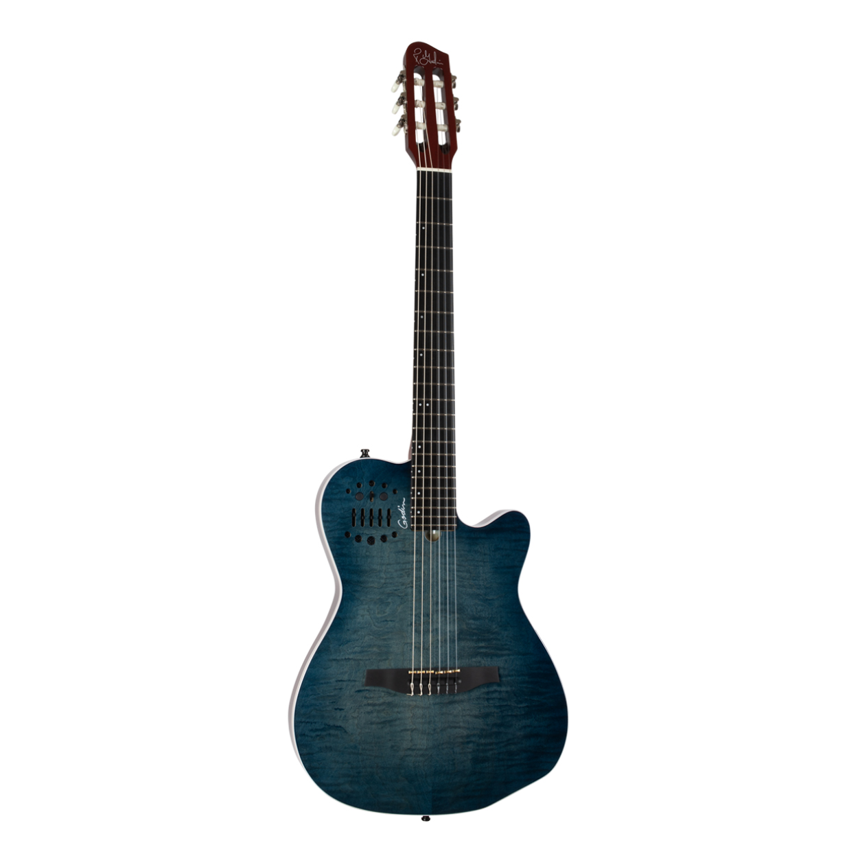 Godin Multiac ACS Denim Blue Flame Ltd Acoustic Electric Guitar |  GODIN GUITAR |  ACOUSTIC GUITAR |  Zoso Music