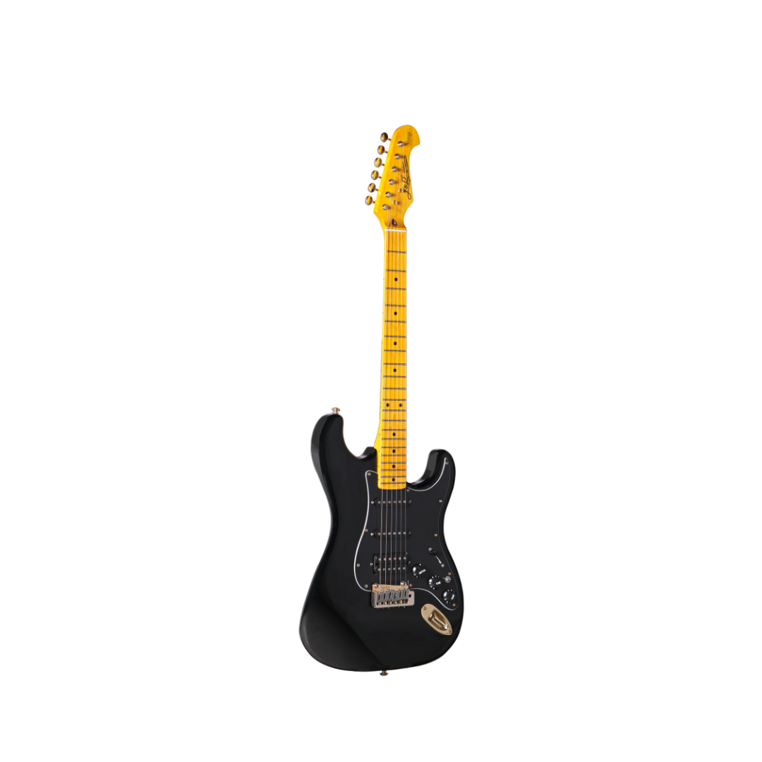 J&D ST HP (HIGH POWER) STRATOCASTER ELECTRIC GUITAR WTIH WILKINSON HARDWARE BLACK, J&D, ELECTRIC GUITAR, j-d-electric-guitar-st-hp-bk, ZOSO MUSIC SDN BHD