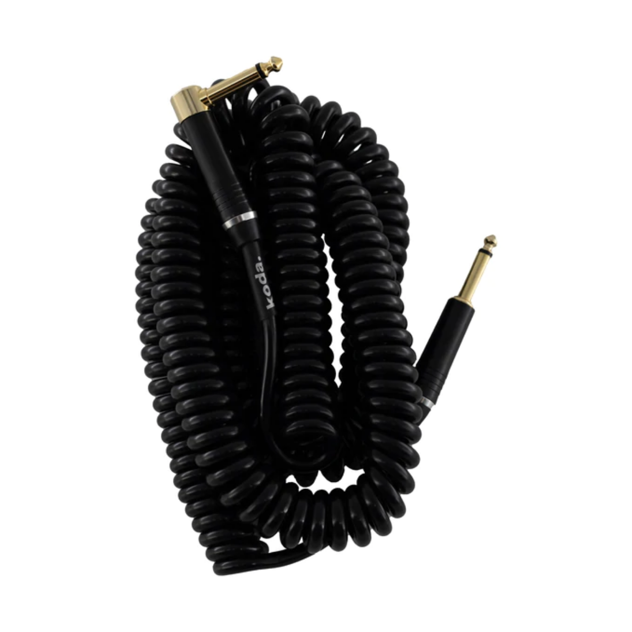 koda plus Coiled Instrument Cable, 30ft, Black |  KODA |  CABLES |  Zoso Music