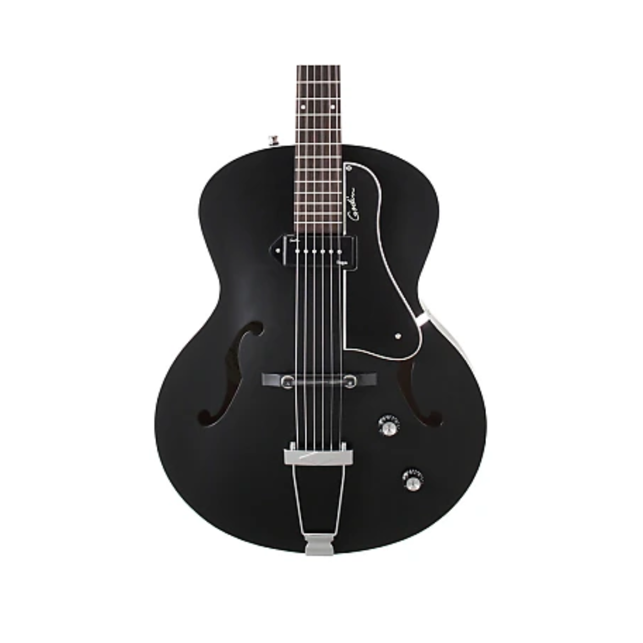 GODIN 5TH AVENUE KINGPIN P90 HOLLOWBODY ELECTRIC GUITAR - MATTE BLACK |  GODIN GUITAR |  ELECTRIC GUITAR |  Zoso Music