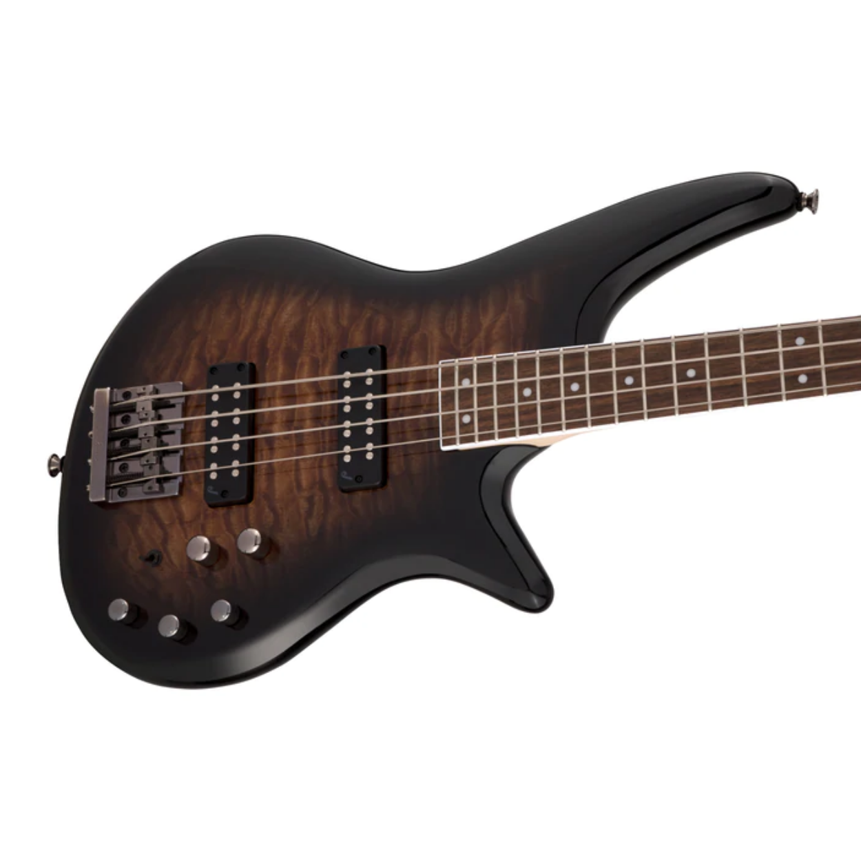 Jackson JS Series Spectra JS3Q Bass Guitar, Laurel FB, Dark Sunburst
