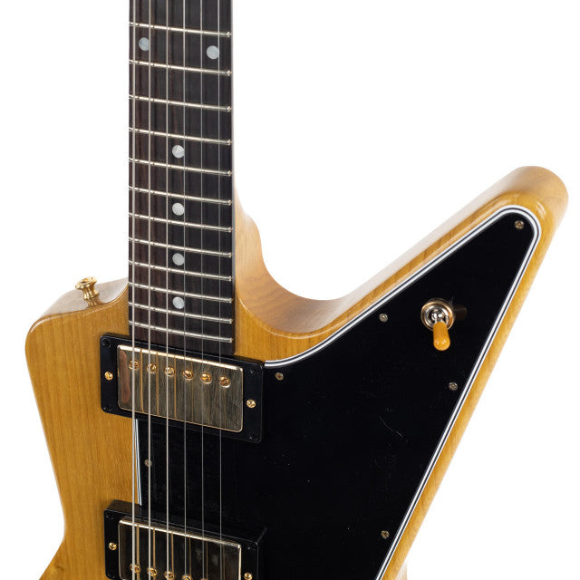 Gibson 1958 Korina Explorer Black Pickguard Electric Guitar, Natural (58KEXPBLKVOGH1) |  GIBSON |  ELECTRIC GUITAR |  Zoso Music