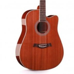 Caesar X-415C 41" Acoustic Guitar Dreadnought Cutaway Mahogany | CAESAR , Zoso Music