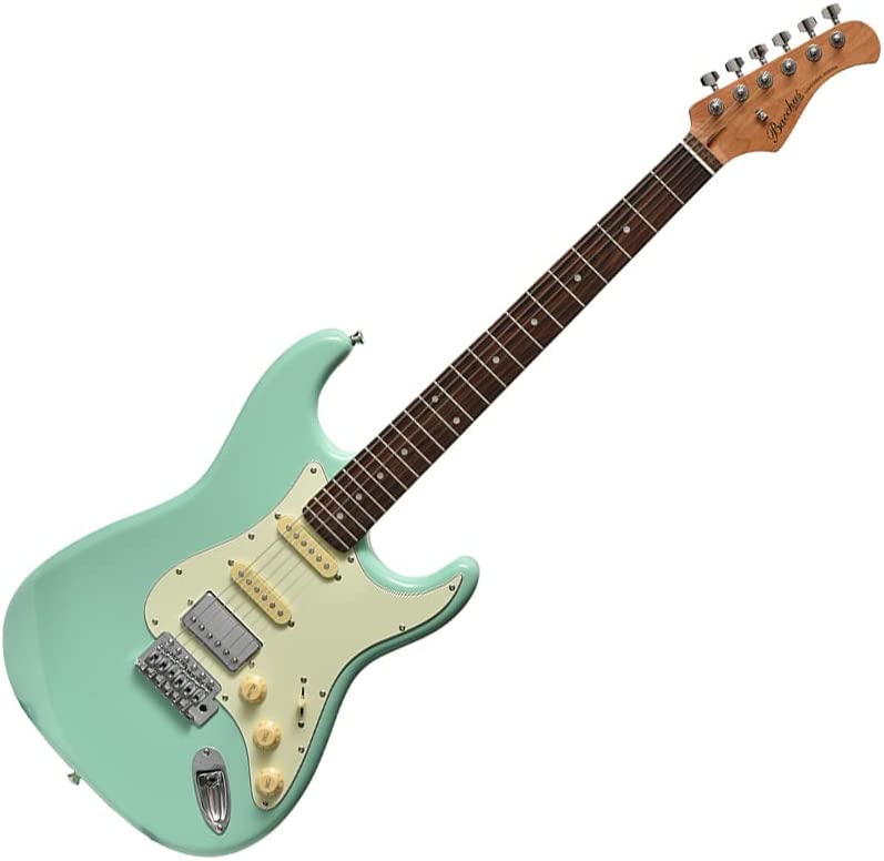 Bacchus Bst-2-rsm/r-sfg Universe Series Roasted Maple Electric Guitar, Seafoam Green With Bag |  BACCHUS |  ELECTRIC GUITAR |  Zoso Music