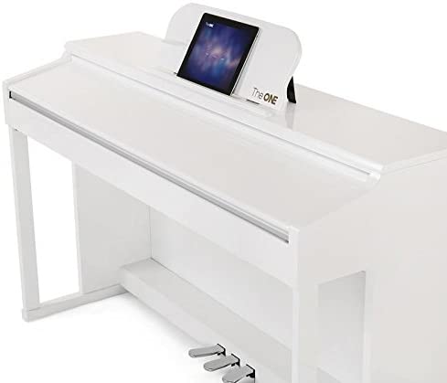 THE ONE TOP2 SMART PRO PIANO TOP2 88 KEYS UPRIGHT DIGITAL PIANO WHITE WITH BENCH