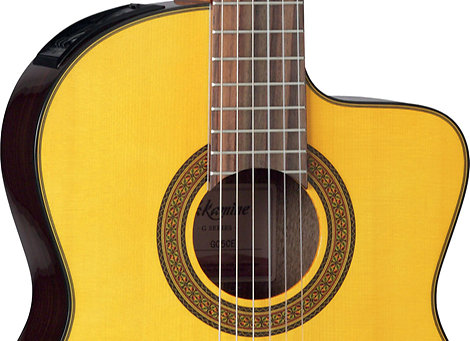 TAKAMINE GC5CE NAT | CUTAWAY | SOLID SPRUCE TOP | CLASSICAL ACOUSTIC-ELECTRIC WITH TP-4T PREAMP