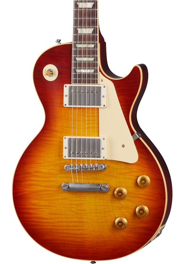 Gibson 1959 Les Paul Standard Reissue Ultra Light Aged Electric Guitar, Sunrise Teaburst