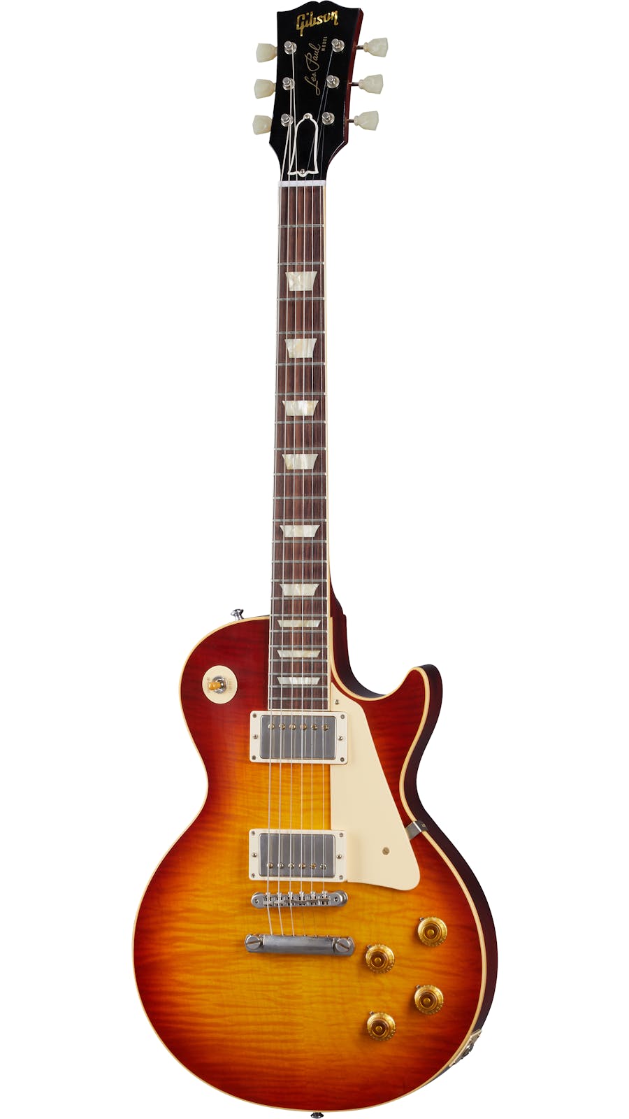 Gibson 1959 Les Paul Standard Reissue Ultra Light Aged Electric Guitar, Sunrise Teaburst