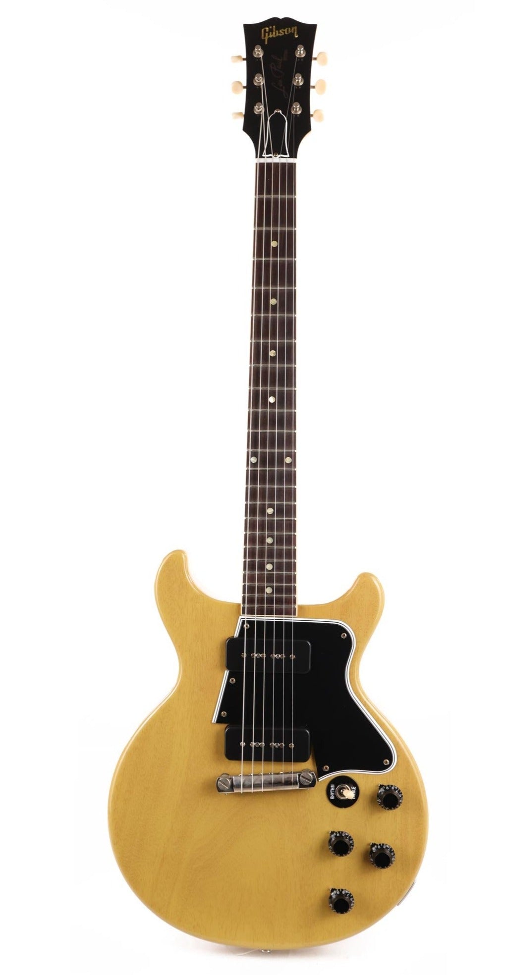 Gibson 1960 Les Paul Special Double Cut Reissue VOS Electric Guitar, TV Yellow (LPSPDC60VOTVNH1)