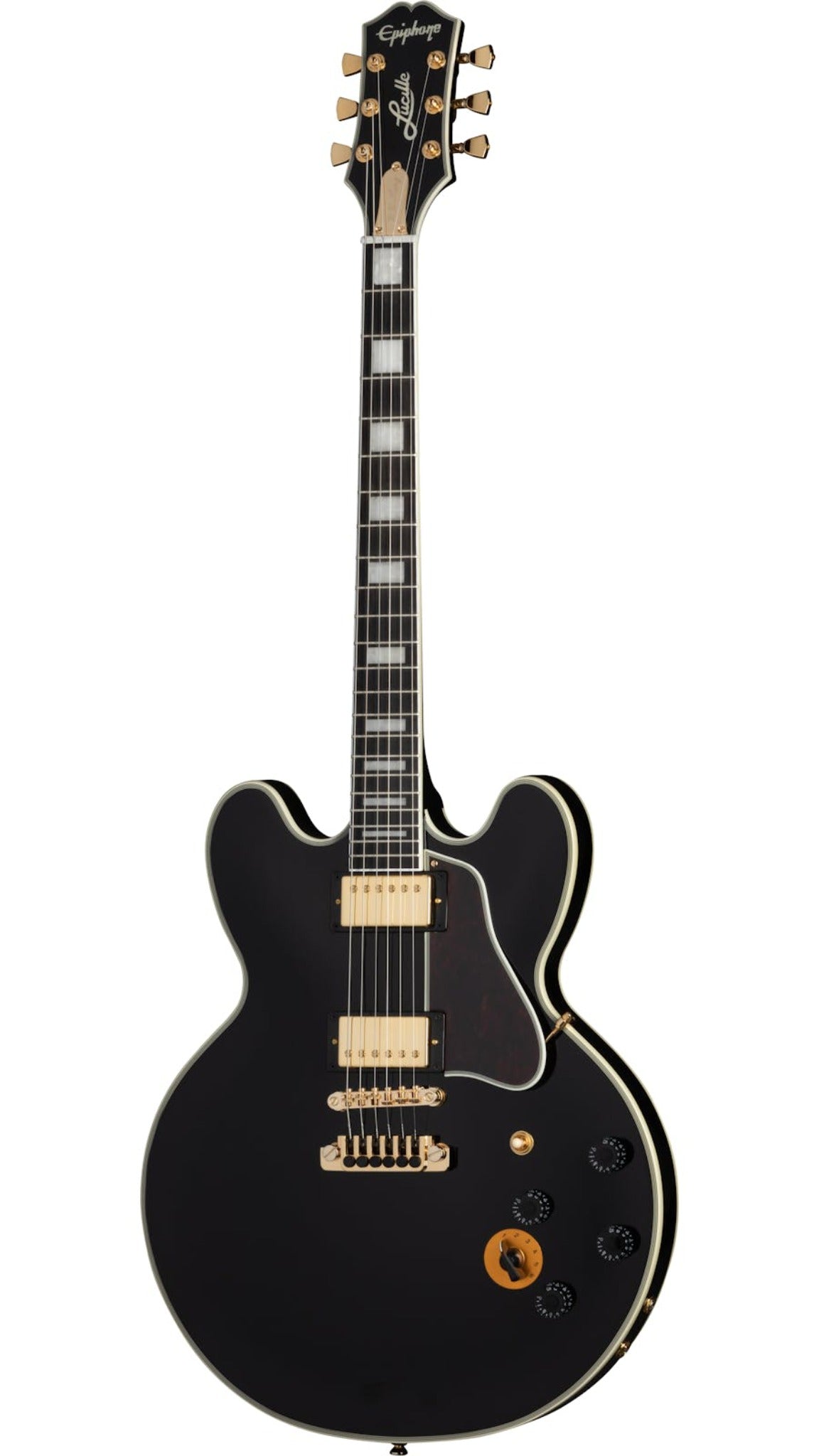 Epiphone IGBBKEBGH3 B.B. King Lucille Semi-hollowbody Electric Guitar - Ebony