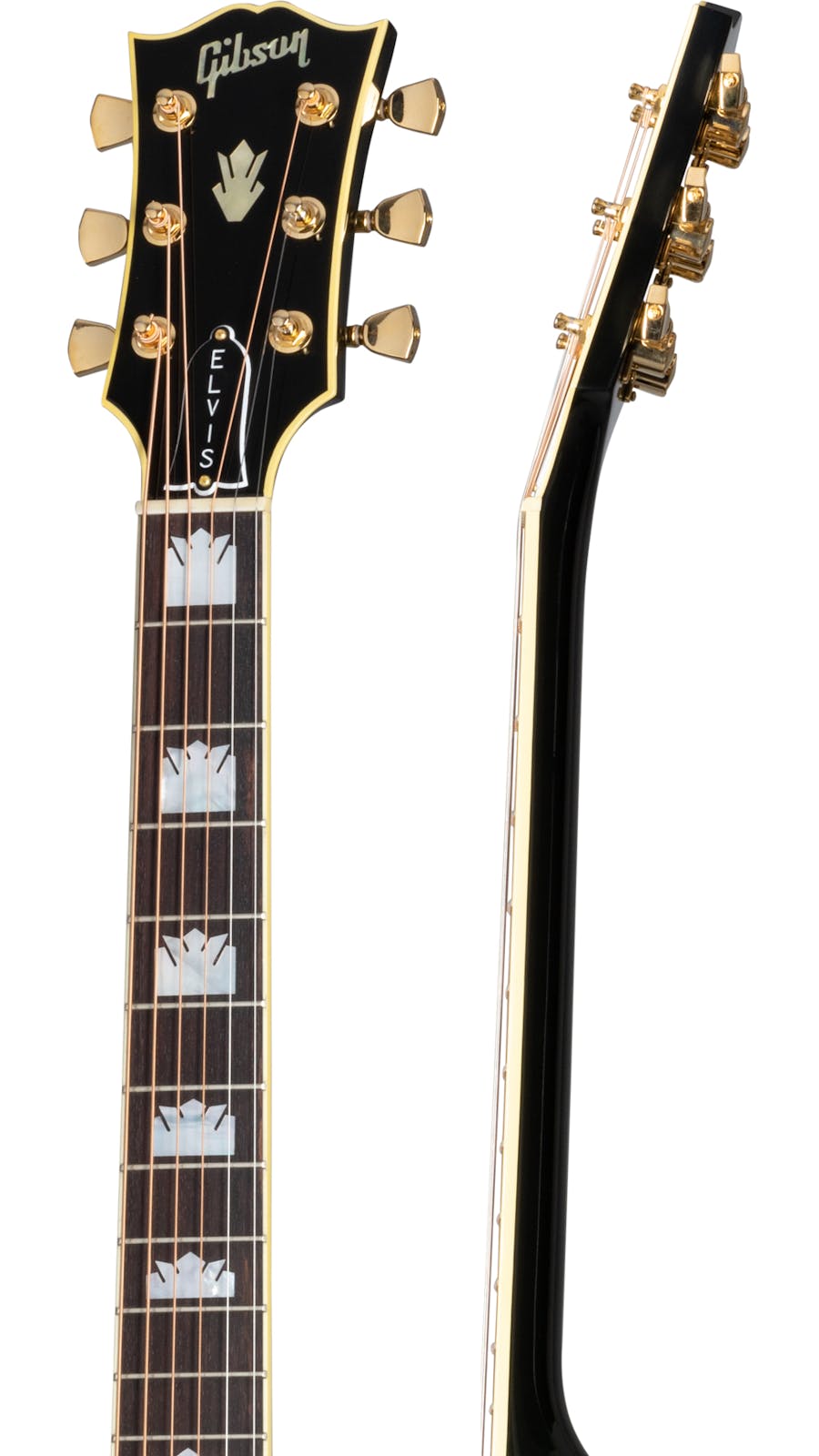 Gibson Elvis SJ-200 Acoustic Guitar, Ebony |  GIBSON |  ACOUSTIC GUITAR |  Zoso Music