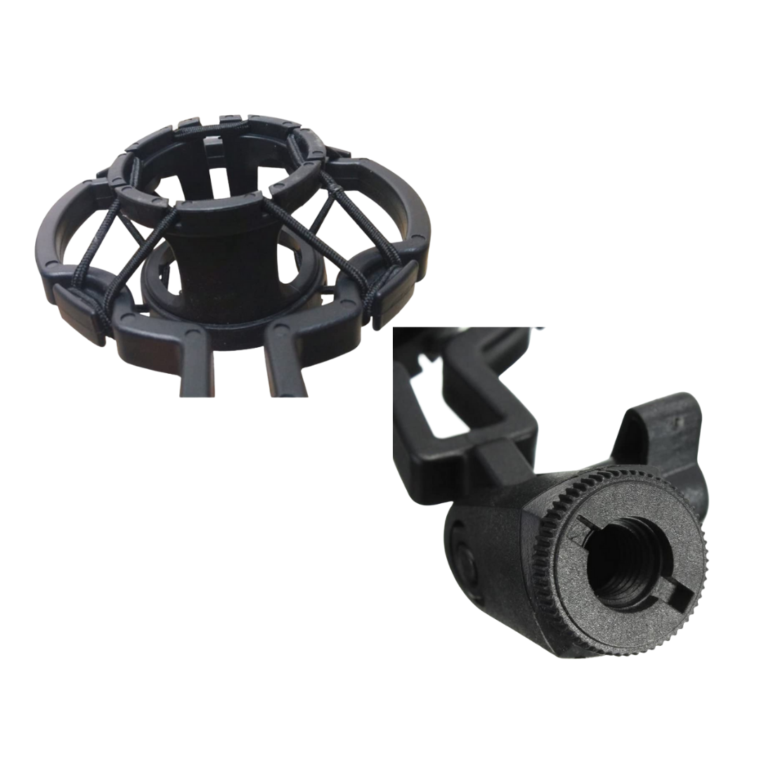 NEOWOOD M15 ABS MICROPHONE SHOCK MOUNT SHOCK-PROOF PLASTIC STUDIO MIC HOLDER STAND, NEOWOOD, MICROPHONE ACCESSORIES, neowood-microphone-accessories-neo-m15-abs, ZOSO MUSIC SDN BHD