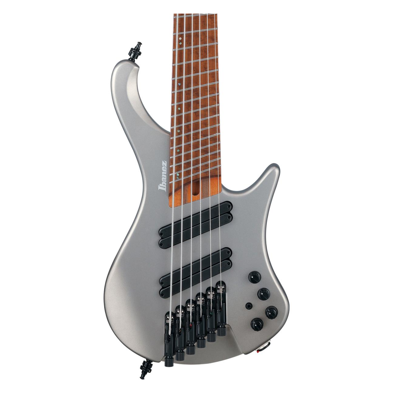 Ibanez Bass Workshop Ehb1006ms 6-string Bass Guitar, Metallic Gray Matte |  IBANEZ |  BASS GUITAR |  Zoso Music