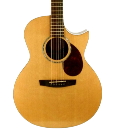 Enya EA-Q1e 41" Acoustic Guitar Solid Sitka Spruce Top With Transacoustic Pickup Pack With Bag Accessories | ENYA , Zoso Music