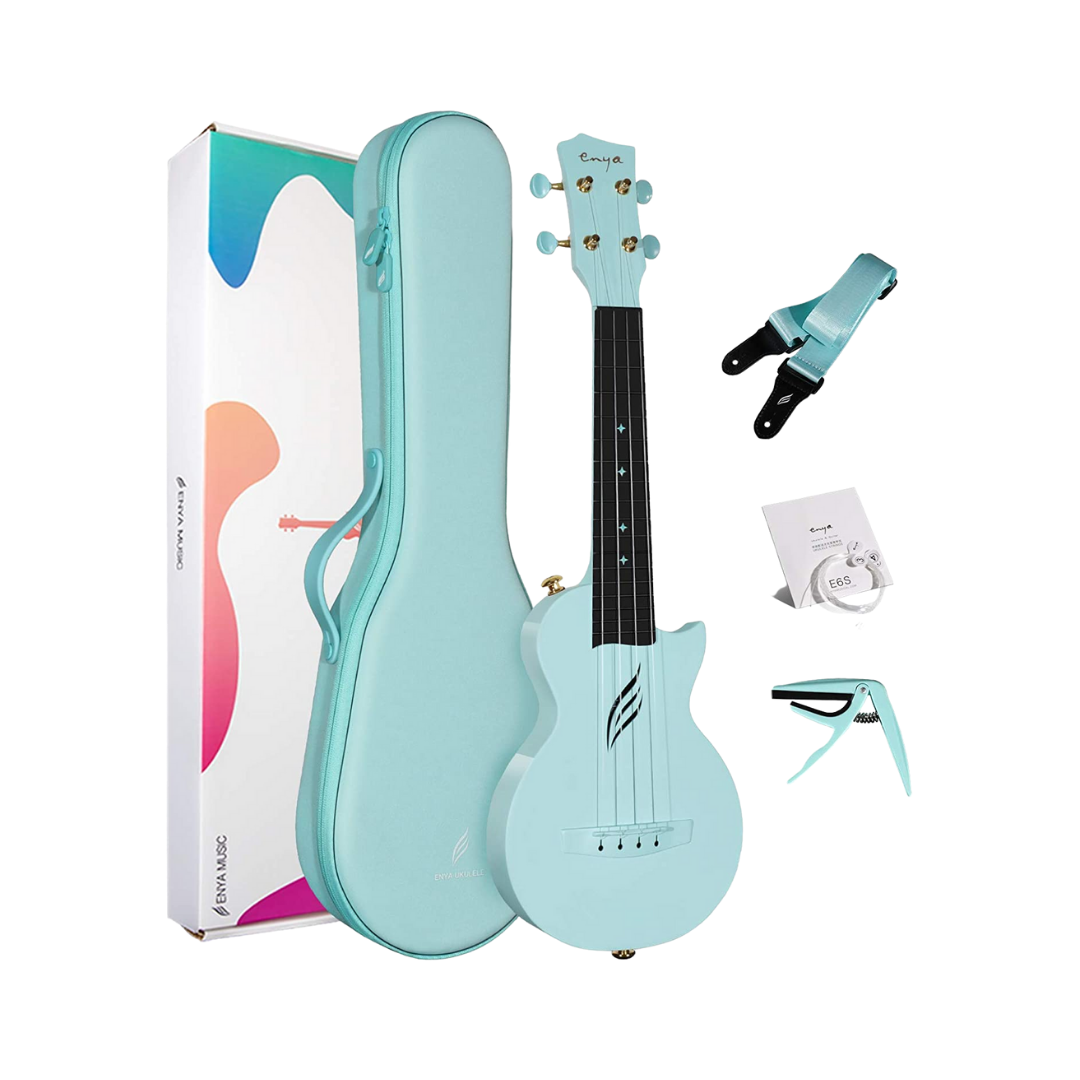 Enya Nova U Mini 21" Concert Ukulele, Multi Color | ENYA , Zoso Music