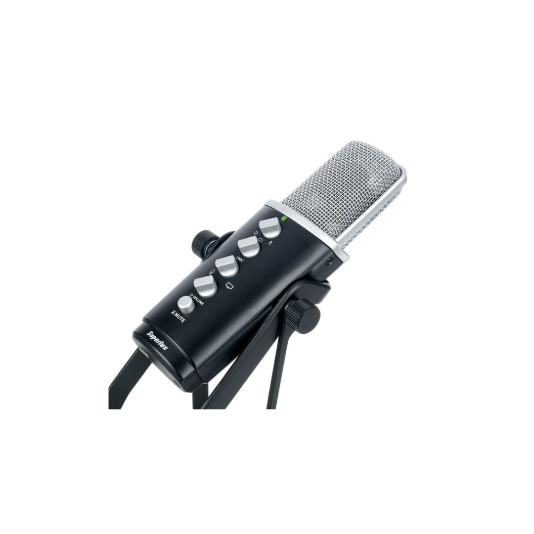 SUPERLUX E431U MULTI-PATTERN CONDENSER USB MICROPHONE, SUPERLUX, CONDENSER MICROPHONE, superlux-microphone-sup-e431u, ZOSO MUSIC SDN BHD