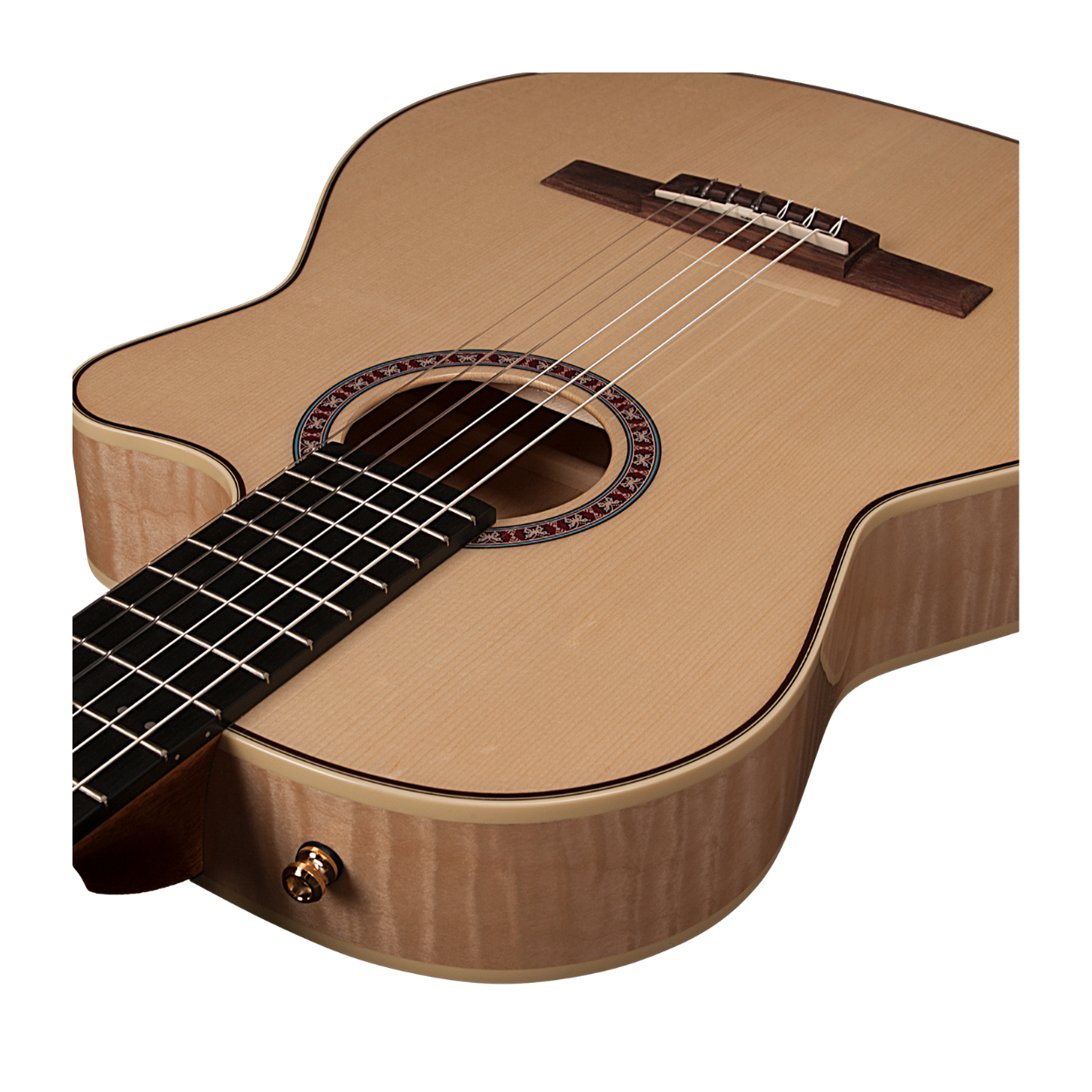 GODIN ARENA FLAME MAPLE CW DUAL SOURCE EQ NYLON STRING ELECTRIC CLASSICAL GUITAR - NATURAL |  GODIN GUITAR |  CLASSICAL GUITAR |  Zoso Music