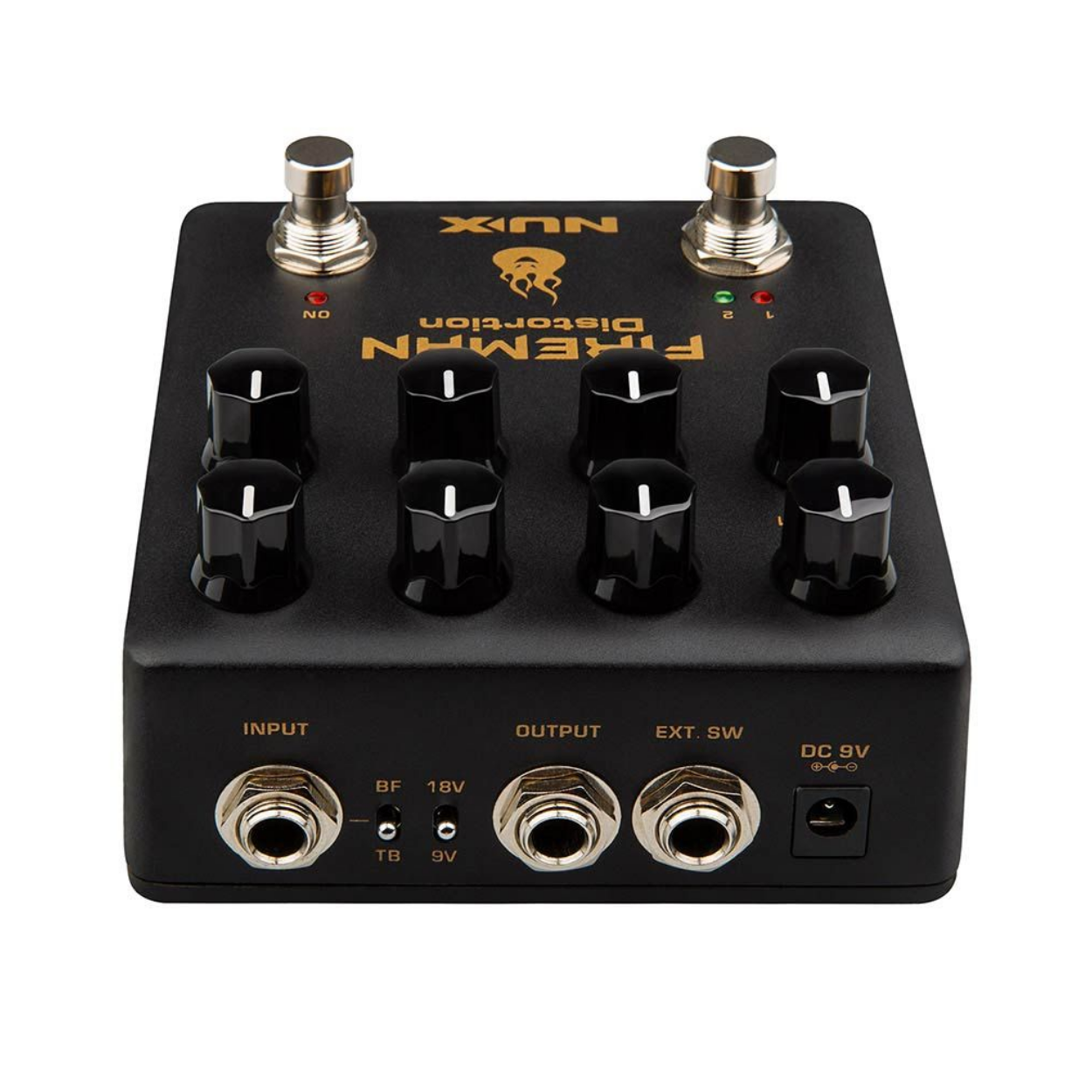 Nux NDS-5 Fireman Dual Channel Distortion Electric Guitar Effects Pedal |  NUX |  EFFECTS |  Zoso Music