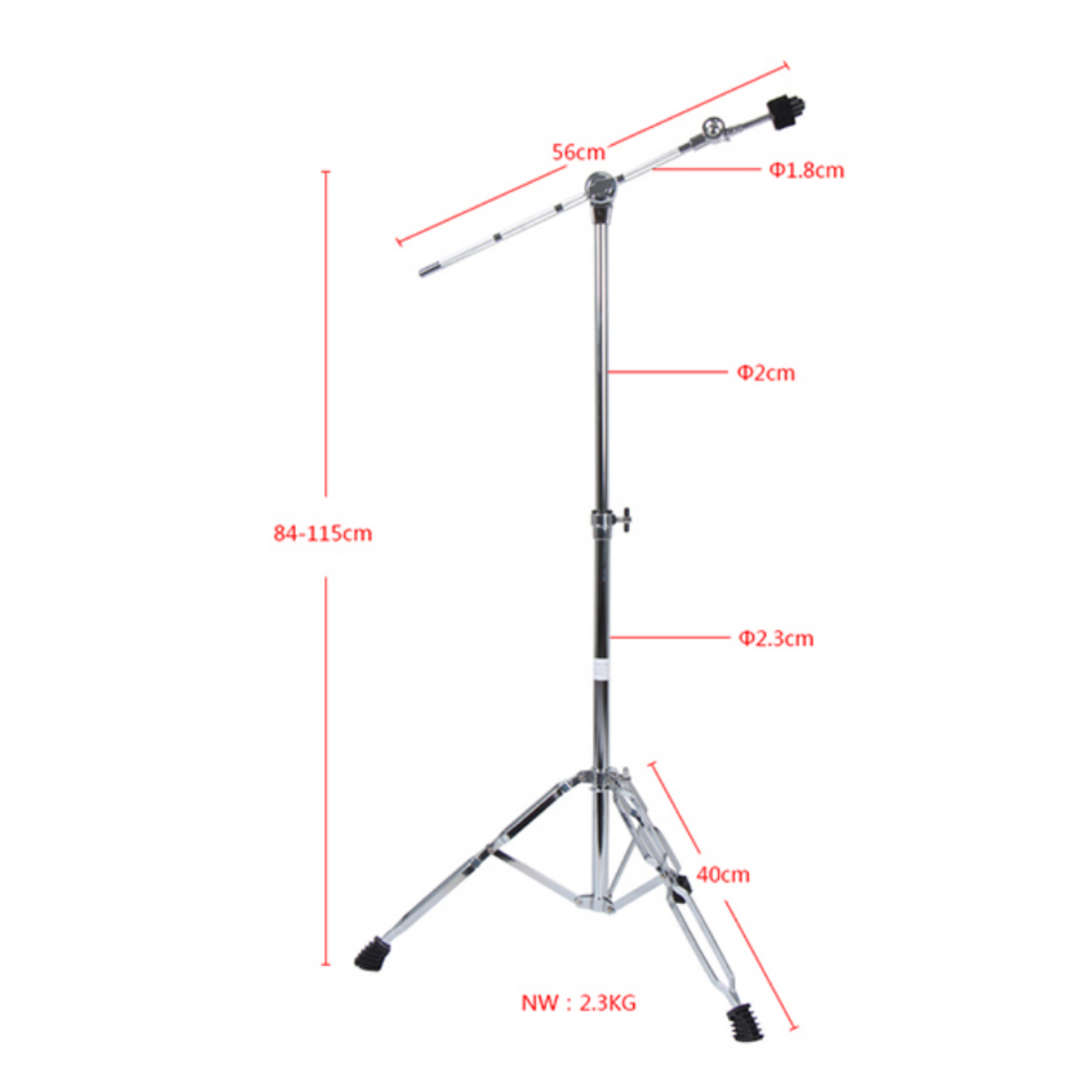 NEOWOOD G400 CYMBAL BOOM STAND, NEOWOOD, DRUM HARDWARE, neowood-drum-hardware-neo-g400, ZOSO MUSIC SDN BHD