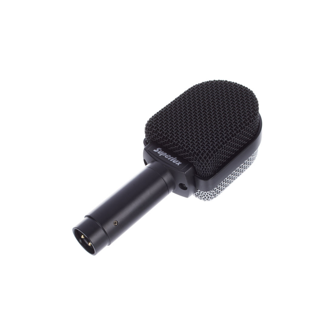 SUPERLUX PRA628 MKII DYNAMIC MICROPHOPNE FOR GUITAR AMPLIFIER MIKING MIC'D, SUPERLUX, DYNAMIC MICROPHONE, superlux-microphone-sup-pra628-mkii, ZOSO MUSIC SDN BHD