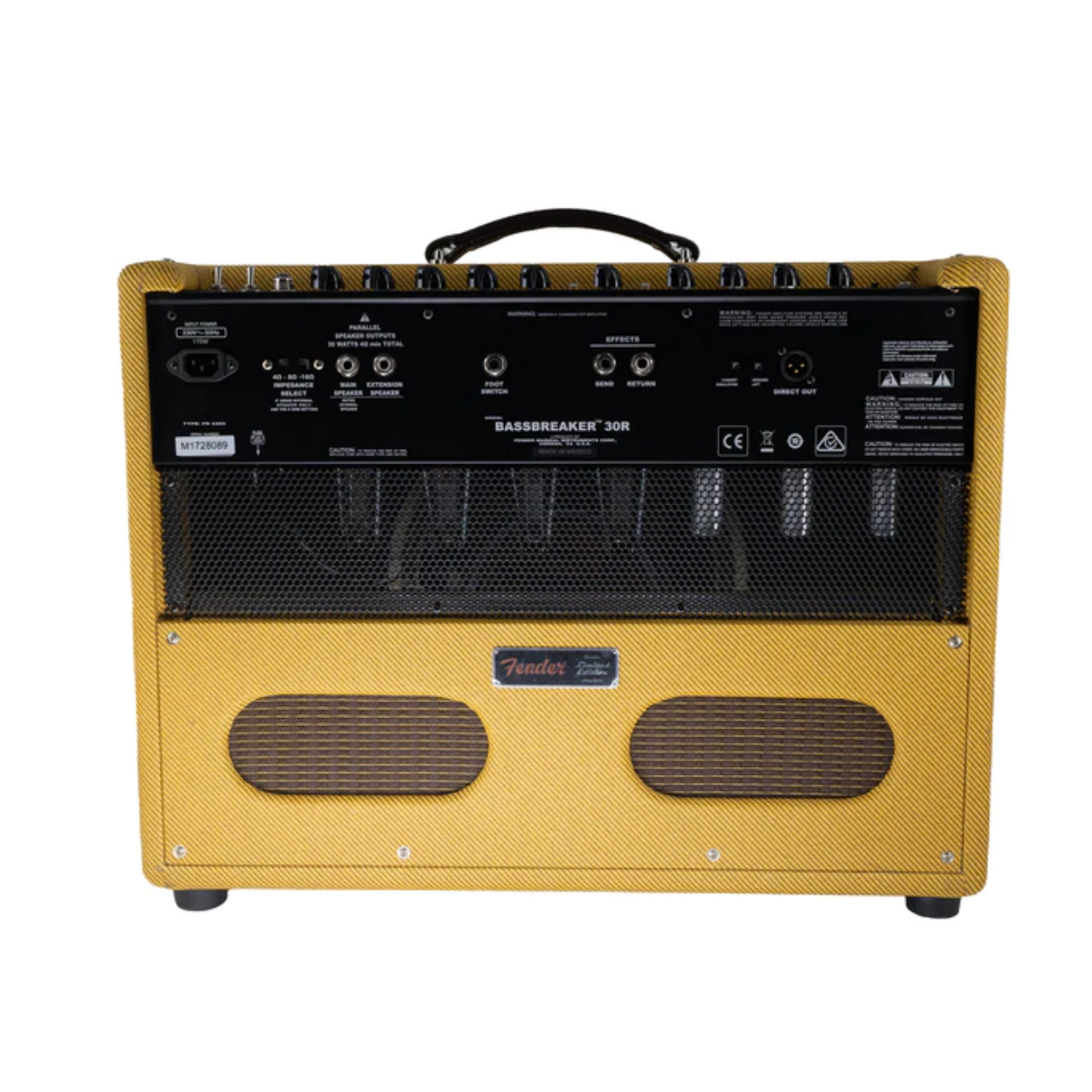 Fender 2020 Limited Edition Bassbreaker 30R Tube Combo Amplifier, Lacquered Tweed, 230V UK |  FENDER |  AMPLIFIER-ELECTRIC |  Zoso Music