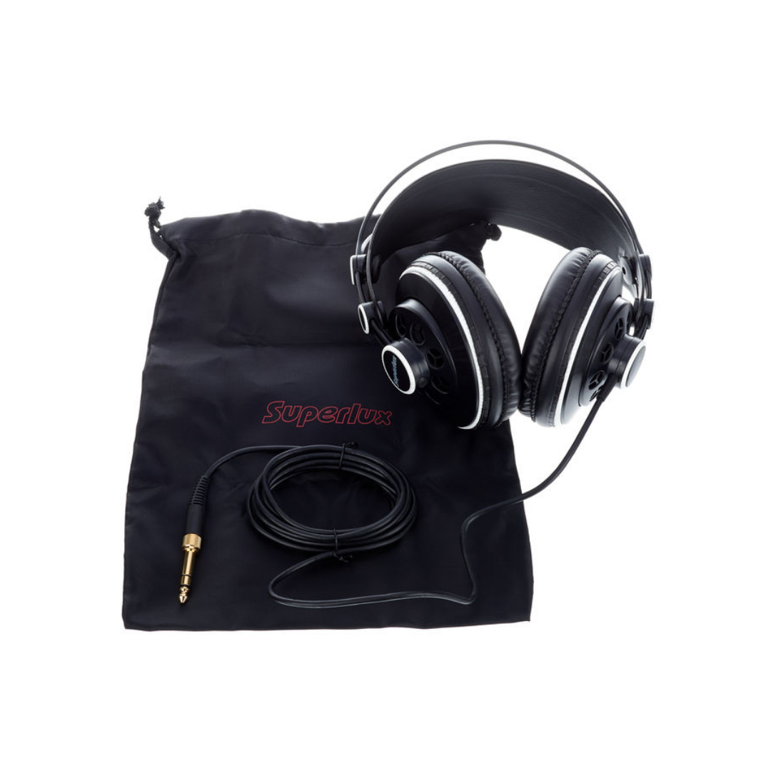 SUPERLUX HD681F SEMI-C PROFESSIONAL MONITORING HEADPHONE FLAT EXTENDED, SUPERLUX, HEADPHONE, superlux-heaphones-sup-hd681f, ZOSO MUSIC SDN BHD