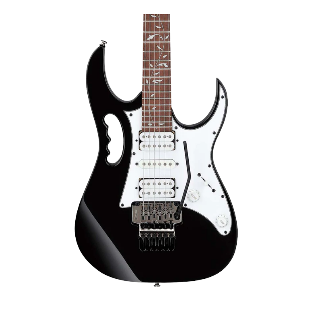 Ibanez JEMJR-BK Steve Vai Signature JEM Series Electric Guitar, Black |  IBANEZ |  ELECTRIC GUITAR |  Zoso Music
