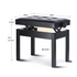 NEOWOOD BA212 ADJUSTABLE PIANO STOOL (ONE SEATED) |  NEOWOOD |  KEYBOARD & PIANO ACCESSORIES |  Zoso Music