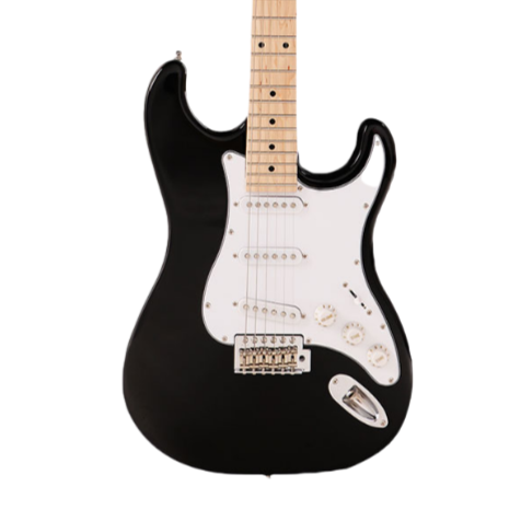 J&D ST STANDARD (STD) STRATOCASTER SSS ELECTRIC GUITAR BLACK (ST SSS), J&D, ELECTRIC GUITAR, j-d-electric-guitar-st-std-bk, ZOSO MUSIC SDN BHD