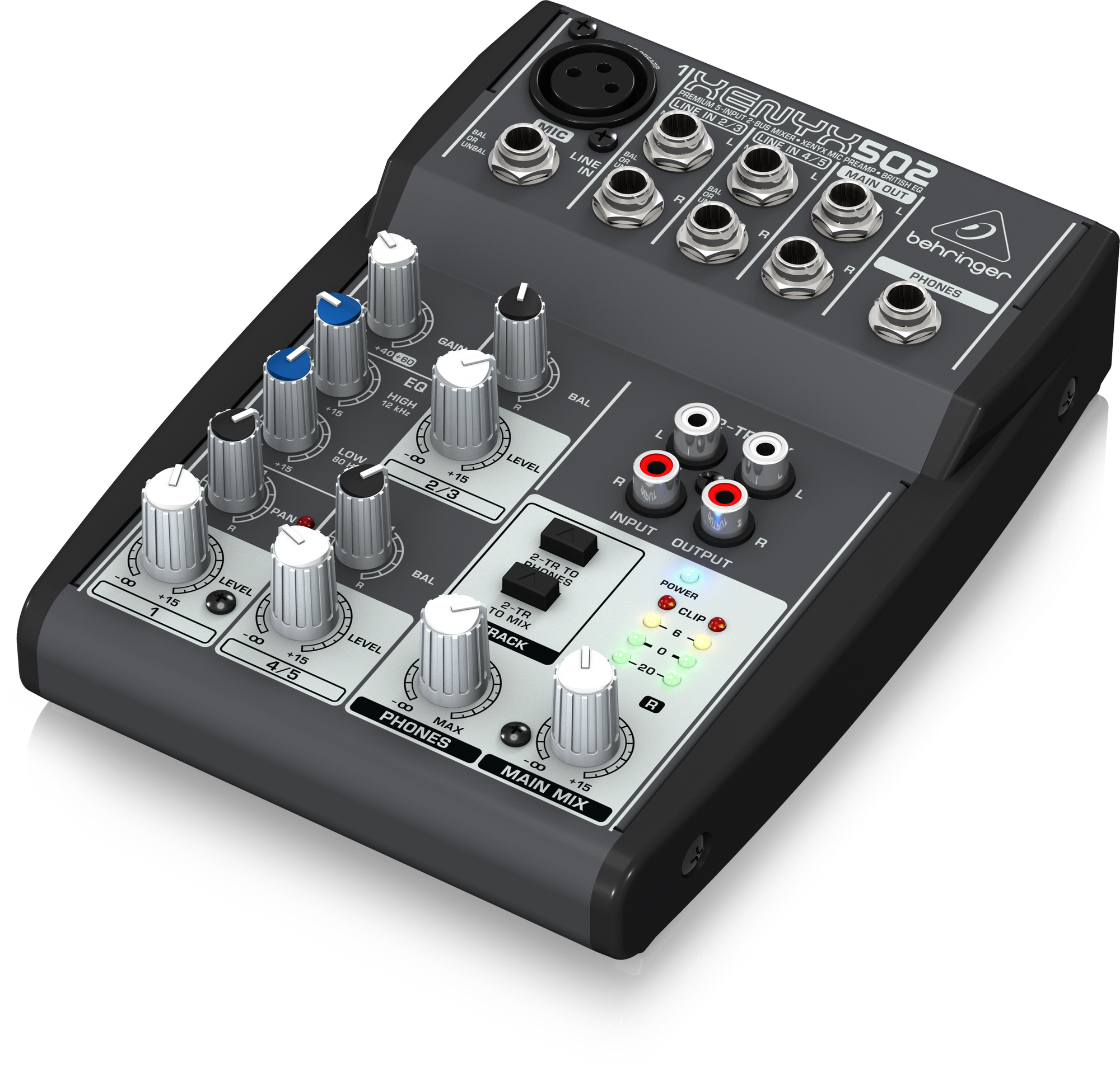 Behringer Xenyx 502 Analog Mixer (Xenyx-502) | Zoso Music