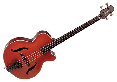 TAKAMINE TB10 PRO SERIES F-HOLE BASS ACOUSTIC-ELECTRIC GUITAR, CTP-3 PREAMP & HARD CASE (MADE IN JAPAN)