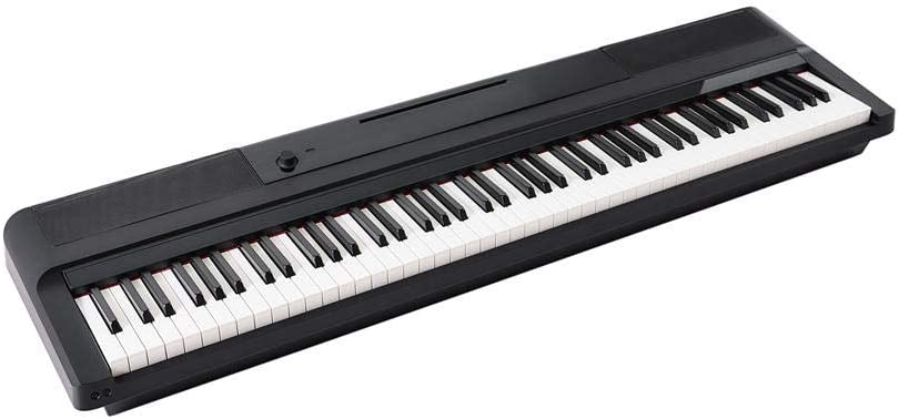 The ONE Nex Smart Piano With 88 Hammer Keys W/U-Shape Piano Stand (Black Color)