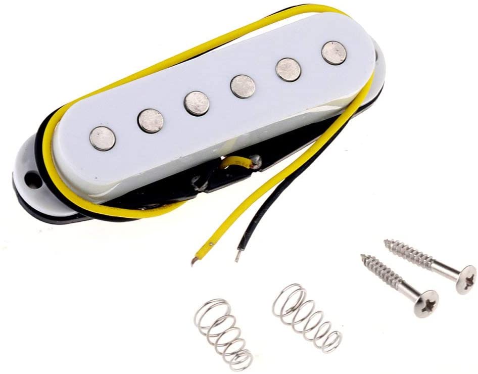 ELECTRIC GUITAR SINGLE COIL PICKUP MIDDLE, WHITE  (GUITAR PARTS/ ZOSO) | KM , Zoso Music
