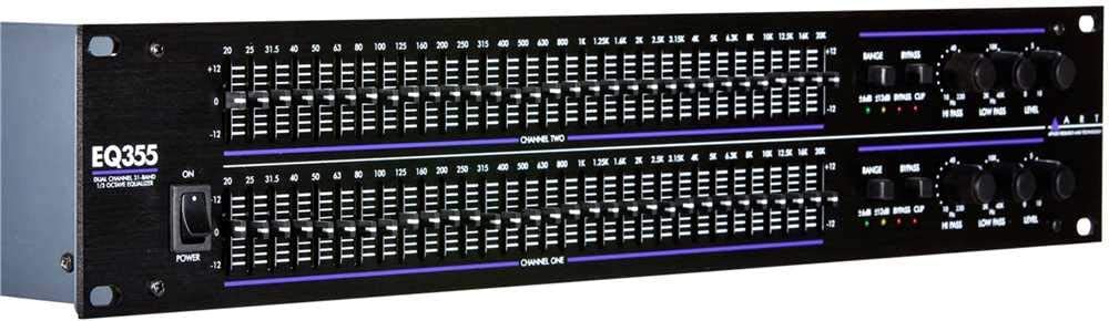 ART EQ-355 Dual 31-band Graphic Equalizer