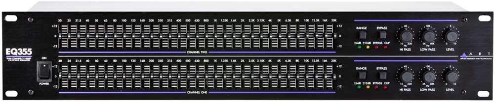 ART EQ-355 Dual 31-band Graphic Equalizer